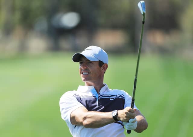 Rory McIlroy, who will play in the first three PGA events after shutdown is lifted, says the Tour has a ‘very robust plan in place’. Picture: Getty