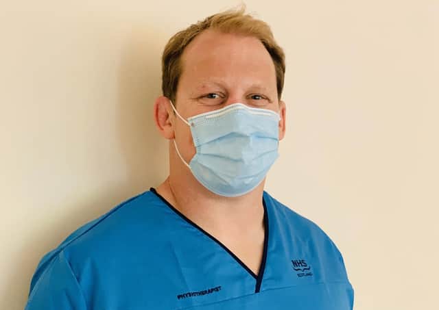 Petrus du Plessis announed his return to work as a physiotherapist with the NHS
on Twitter.