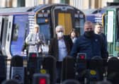 Glasgow Central Stationduring the ongoing coronavirus pandemic