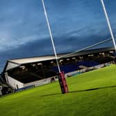 Like every other ground in Scotland, Myreside – home of Watsonians – is deserted, with little prospect of rugby being played any time soon. Picture: SNS/SRU