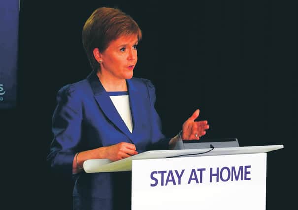 Nicola Sturgeon has wisely avoided playing politics with the crisis – but it remains to be seen if she will be so pragmatic in the longer term. Picture: Getty