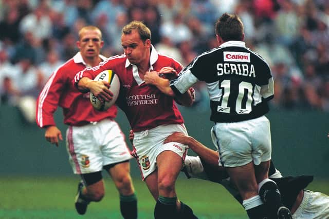 Gregor Townsend on the Lions tour to South Africa in 1997. Picture: Alex Livesey/Allsport