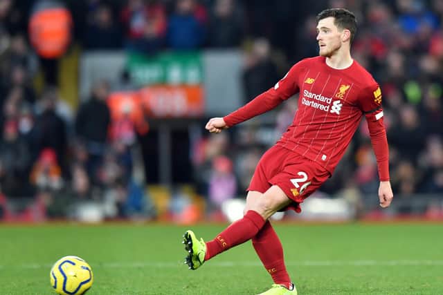 Andrew Robertson has become a first-team regular with Premier League leaders Liverpool. Picture: PA