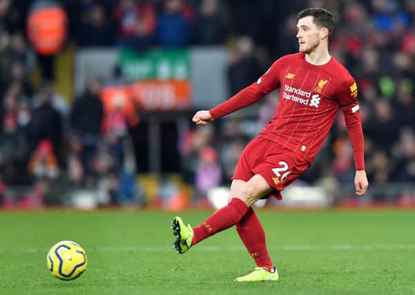 Andrew Robertson has become a first-team regular with Premier League leaders Liverpool. Picture: PA