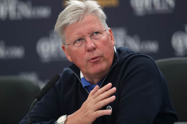Martin Slumbers: The R&A wants golf to thrive at grassroots. Picture: PA.