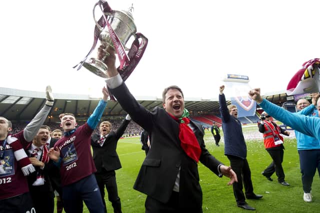 Paulo Sergio became a Hearts legend after leading the Tynecastle side to Scottish Cup success in 2012. Picture: Craig Williamson/SNS
