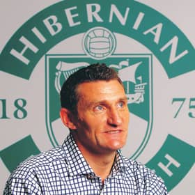 Tony Mowbray was unveiled as Hibs manager 16 years ago today. Picture: Neil Hanna