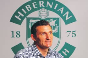 Tony Mowbray was unveiled as Hibs manager 16 years ago today. Picture: Neil Hanna