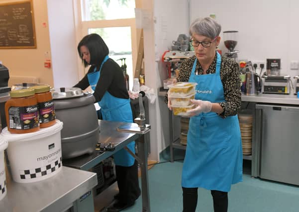 Cyrenians organised meals for more than 200 homeless citizens in Edinburgh within days of lockdown (Picture: Michael Gillen)