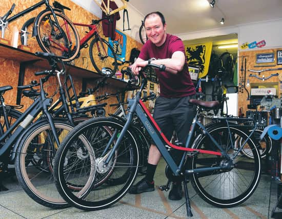 Graeme Hart of Hart's Cyclery in Corstorphine