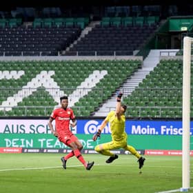 German games have resumed in empty stadiums. Picture: AFP via Getty Images