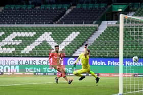German games have resumed in empty stadiums. Picture: AFP via Getty Images