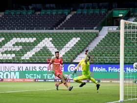 German games have resumed in empty stadiums. Picture: AFP via Getty Images