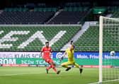 German games have resumed in empty stadiums. Picture: AFP via Getty Images