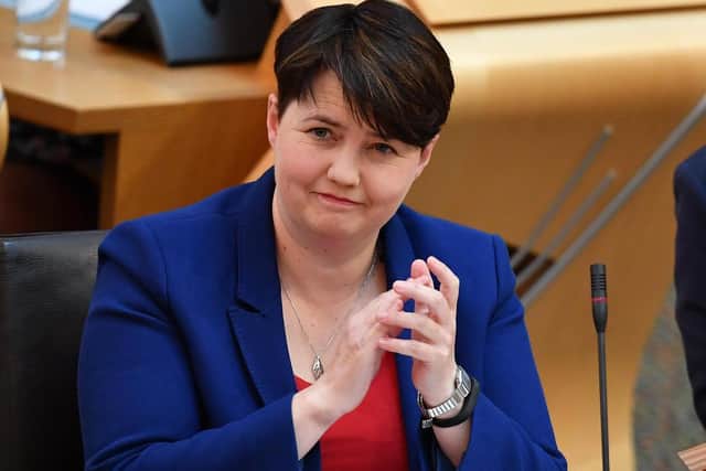 Ruth Davidson is a Murrayfield regular.