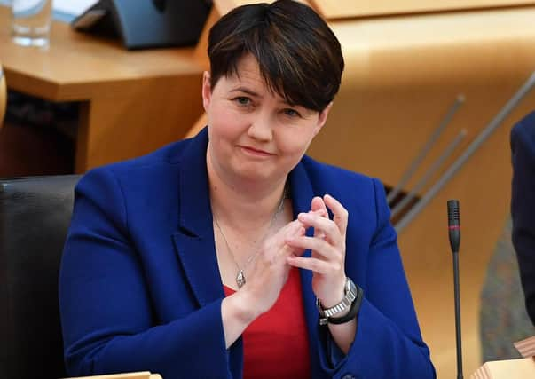 Ruth Davidson is a Murrayfield regular.