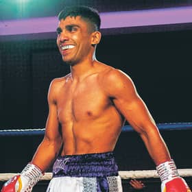 Kash Farooq was scheduled to fight again on 4 April before the coronavirus crisis put a halt to the bout. Picture: Paul Devlin/SNS