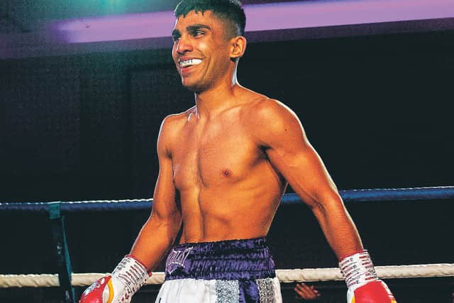 Kash Farooq was scheduled to fight again on 4 April before the coronavirus crisis put a halt to the bout. Picture: Paul Devlin/SNS
