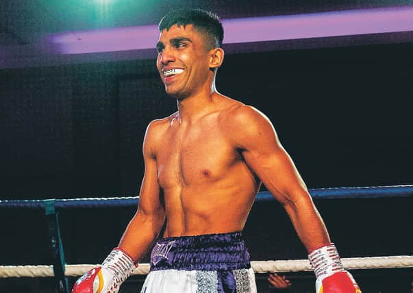Kash Farooq was scheduled to fight again on 4 April before the coronavirus crisis put a halt to the bout. Picture: Paul Devlin/SNS