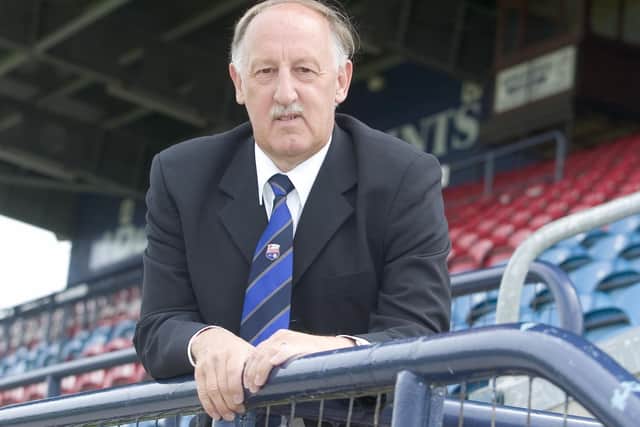 Henry Hall, the then Montrose manager, at Links Park in the summer of 2005. Picture: Alan Harvey/SNS