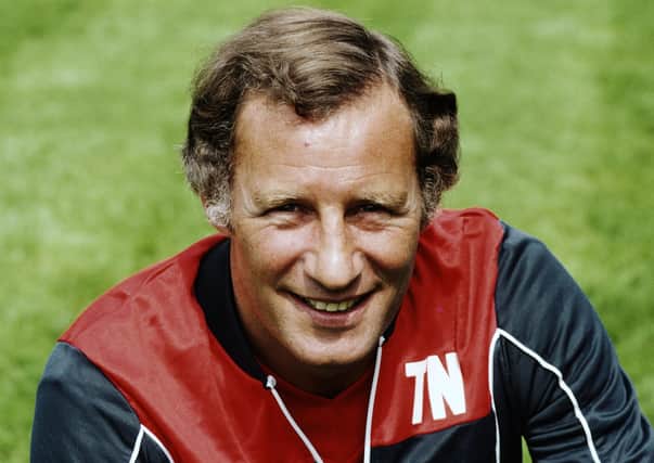 Former Arsenal manager Terry Neill, pictured at Highbury in 1983. Picture: Getty Images
