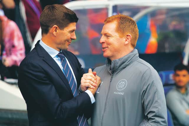 Rangers manager Steven Gerrard has been praised by Celtic counterpart Neil Lennon. Picture: SNS