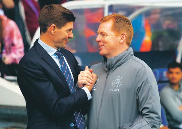 Rangers manager Steven Gerrard has been praised by Celtic counterpart Neil Lennon. Picture: SNS
