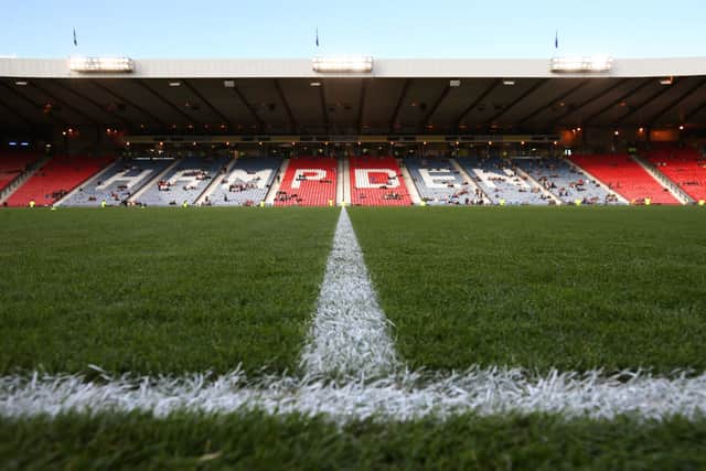 Football authorities say Hampden is well equipped for social-distancing and can handle deep cleaning. Picture: Jane Barlow/PA