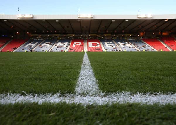 Football authorities say Hampden is well equipped for social-distancing and can handle deep cleaning. Picture: Jane Barlow/PA