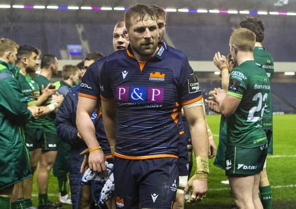 Edinburgh's John Barclay's contract expires at the end of the season. Picture: Bruce White / SNS