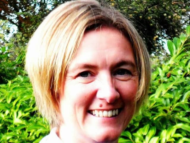 Chief operating officer Karin Sharp has been handed the Scottish Golf reins by chair Eleanor Cannon. Picture: Cal Carson