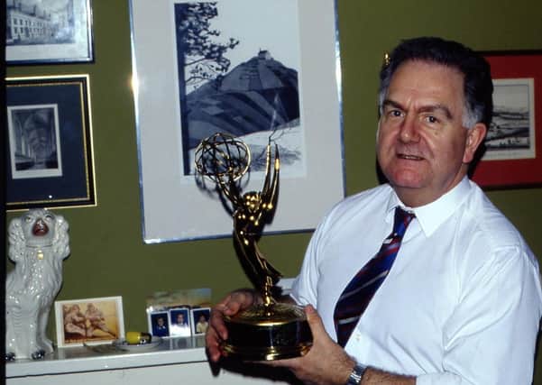 Alan Pattillo with his Primetime Emmy award