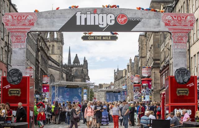 Events such as the world-famous Edinburgh Festival will likely always have an online element as well as the traditional face-to-face focus from now on (Picture: SWNS)
