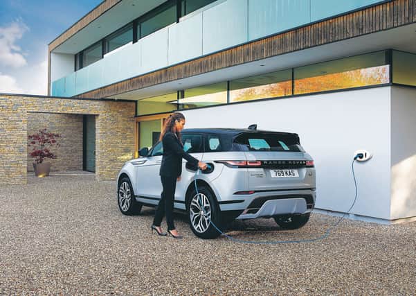 Charging the Range Rover Evoque PHEV