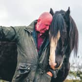 Blackstone Farm Heavy Horse Riding Experience is currently in coronavirus lockdown and owners John and Magi Duncan like many others are struggling financially.  Picture: John Devlin