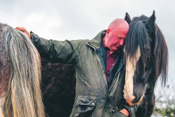 Blackstone Farm Heavy Horse Riding Experience is currently in coronavirus lockdown and owners John and Magi Duncan like many others are struggling financially.  Picture: John Devlin