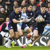 Scotland's Blair Kinghorn in action against Argentina at Murrayfield in November 2018. The SRU will hope the coronavirus pandemic relents so that this autumn’s series can go ahead. Picture: Paul Devlin/SNS