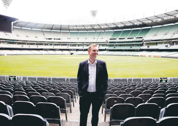 Todd Shand at the iconic Melbourne Cricket Ground