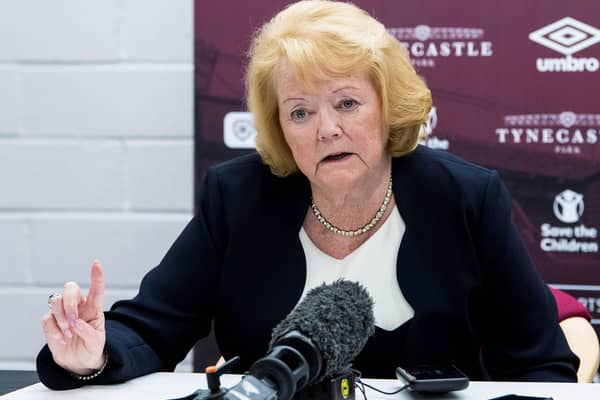 Ann Budge has told Hearts players they will not be paid at the end of the month if they refuse to take a temporary 10-30 per cent wage reduction. Picture: Ross Parker/SNS