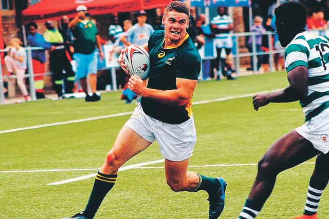 Jordan Venter is a promising South African centre