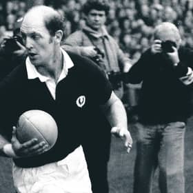 Mike Biggar in action for Scotland against France in 1980. Picture: SNS