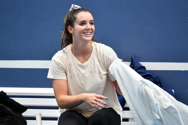 Laura Robson is eager that the women’s game does not ‘get lost in the shuffle’ if there is a merger of the ATP and WTA. Picture: Getty Images for LTA.