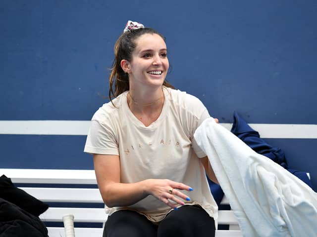 Laura Robson is eager that the women’s game does not ‘get lost in the shuffle’ if there is a merger of the ATP and WTA. Picture: Getty Images for LTA.