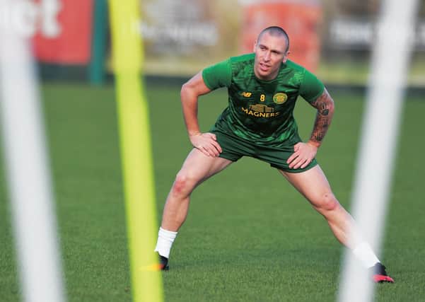 Scott Brown, who has been training hard around his Edinburgh home, says his ‘love of football’ still drives him on. Picture: SNS