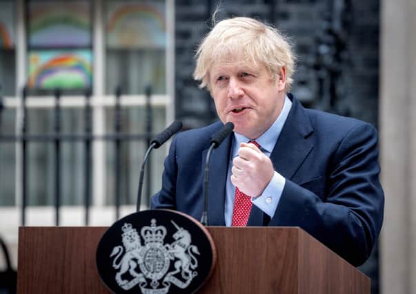 Boris Johnson warned of 'economic disaster' if lockdown is lifted too early (Picture: Pippa Fowles/10 Downing Street/AFP via Getty Images)