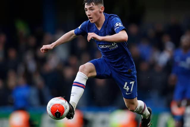 Billy Gilmour has already broken into the first team at Chelsea. Picture: Adrian Dennis/AFP/Getty