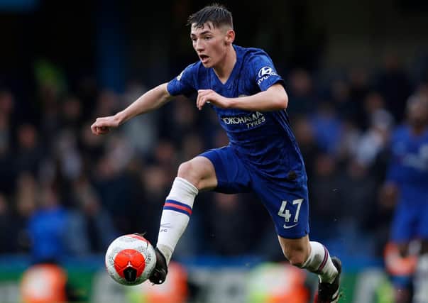 Billy Gilmour has already broken into the first team at Chelsea. Picture: Adrian Dennis/AFP/Getty