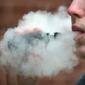 A person vaping. Picture: Nick Ansell/PA Wire