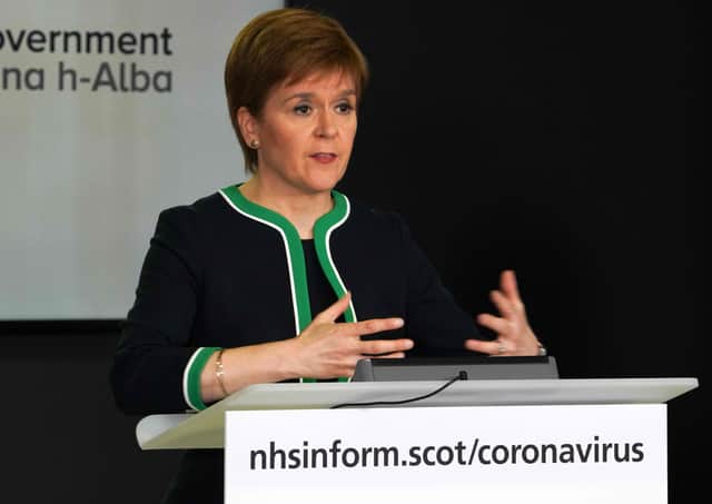 Nicola Sturgeon must stand alongside Boris Johnson, says a reader (Picture: Getty)