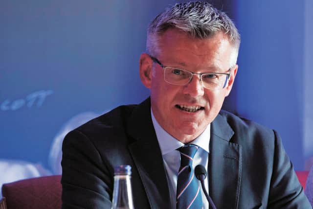 The signature of Rangers’ managing director Stewart Robertson was missing from the SPFL’s open letter to clubs. Picture: Craig Foy/SNS